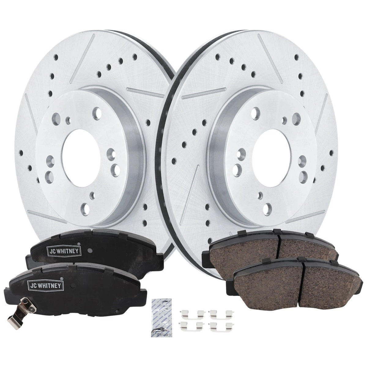 Front Brake Disc Rotors and Pads Kit for Honda Accord (1998–1999)
