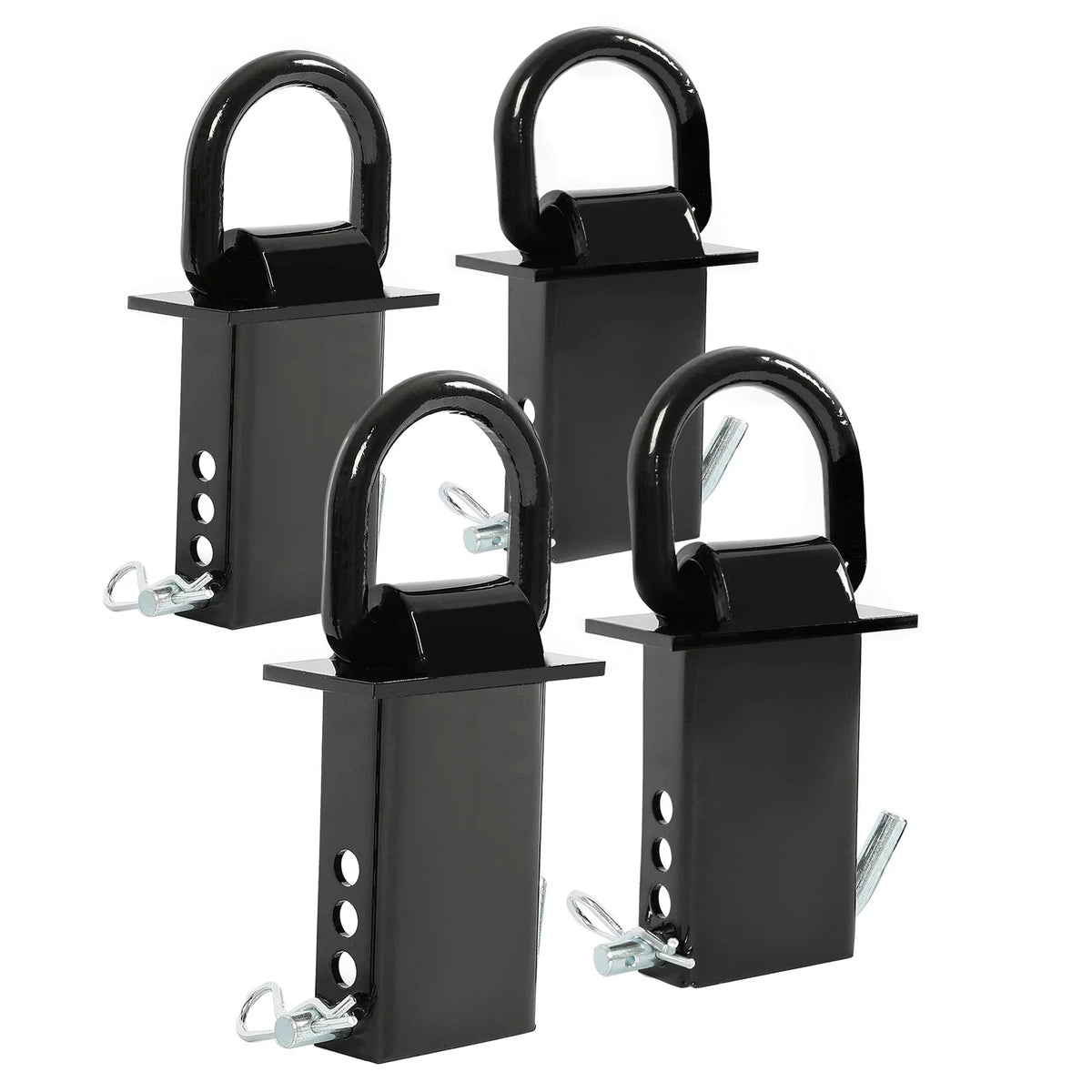 2" x 4" Heavy Duty Adjustable Stake Pocket D Ring for Trailers (16200 lbs)