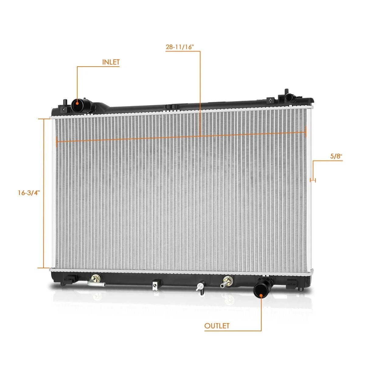 Cooling Radiator for Lexus GS450H (2013–2016) DPI-13340