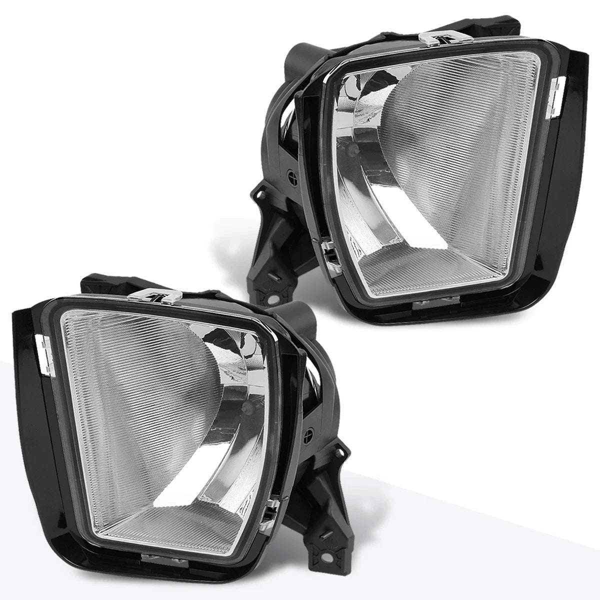 Clear Lens Front Bumper Fog Lights for Ram 1500 (2013–2018) W/Switch Pair