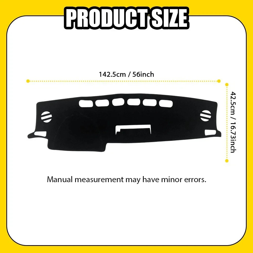 Dash Mat for Toyota RAV4 (2013–2018) Non-slip Dashboard Cover