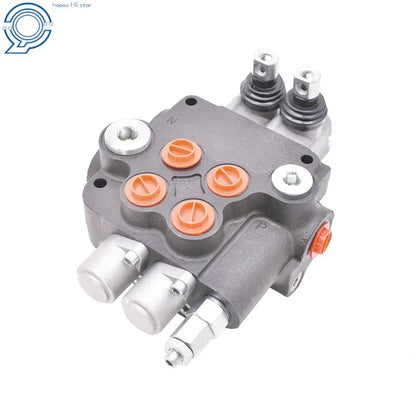 2X Spool Hydraulic Control Valve for SAE Ports (21GPM, 3600 PSI)