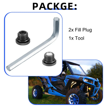 Differential Fill & Drain Plug Tool Kit for Polaris Scrambler 850 / XP 1000