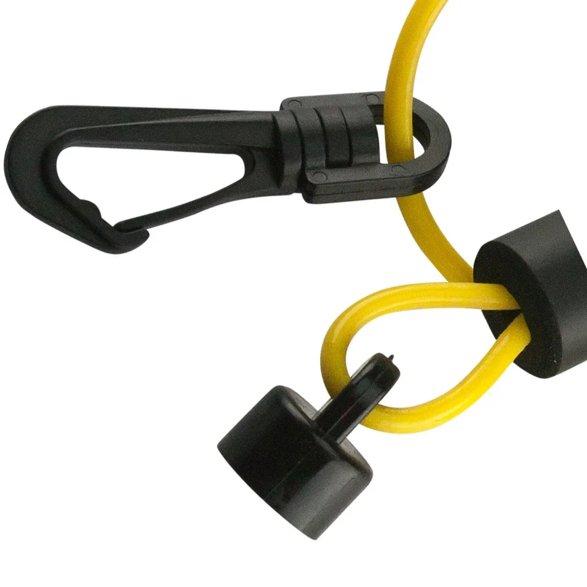 High-Vis Yellow Clip-on Lanyard Safety Tether Key for SeaDoo