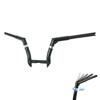 Ape Hanger Handlebar 1-1/4" 8" Rise Adjustable for Harley 2011-2023