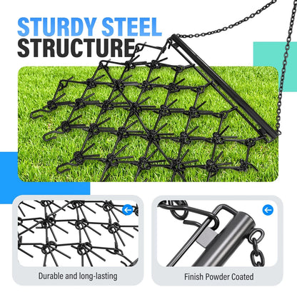 ATV UTV Tractor Steel Drag Harrow 4X4 FT
