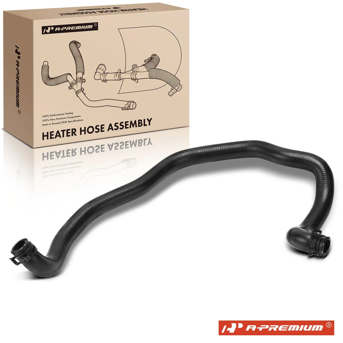 HVAC Heater Hose Assembly for BMW 528i 535i 550i M5 (2011–2016)