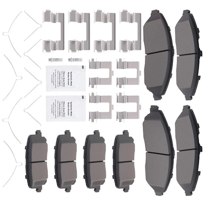 Ceramic Brake Pads Kit for Acura MDX (2014–2016) Honda Pilot (2016–2022)