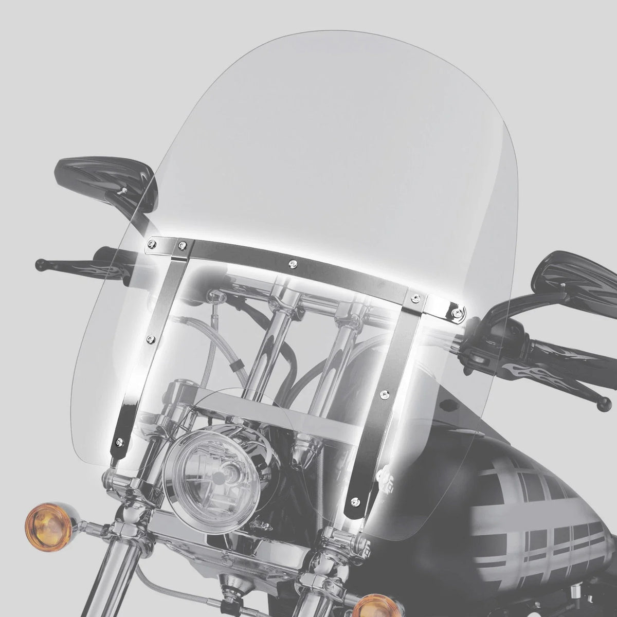 Mounting Bracket Kit for Harley Davidson FL Softail Windscreen