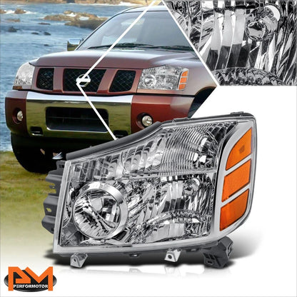 Left Headlight Lamp for Nissan Armada Titan Pathfinder 2004-2007
