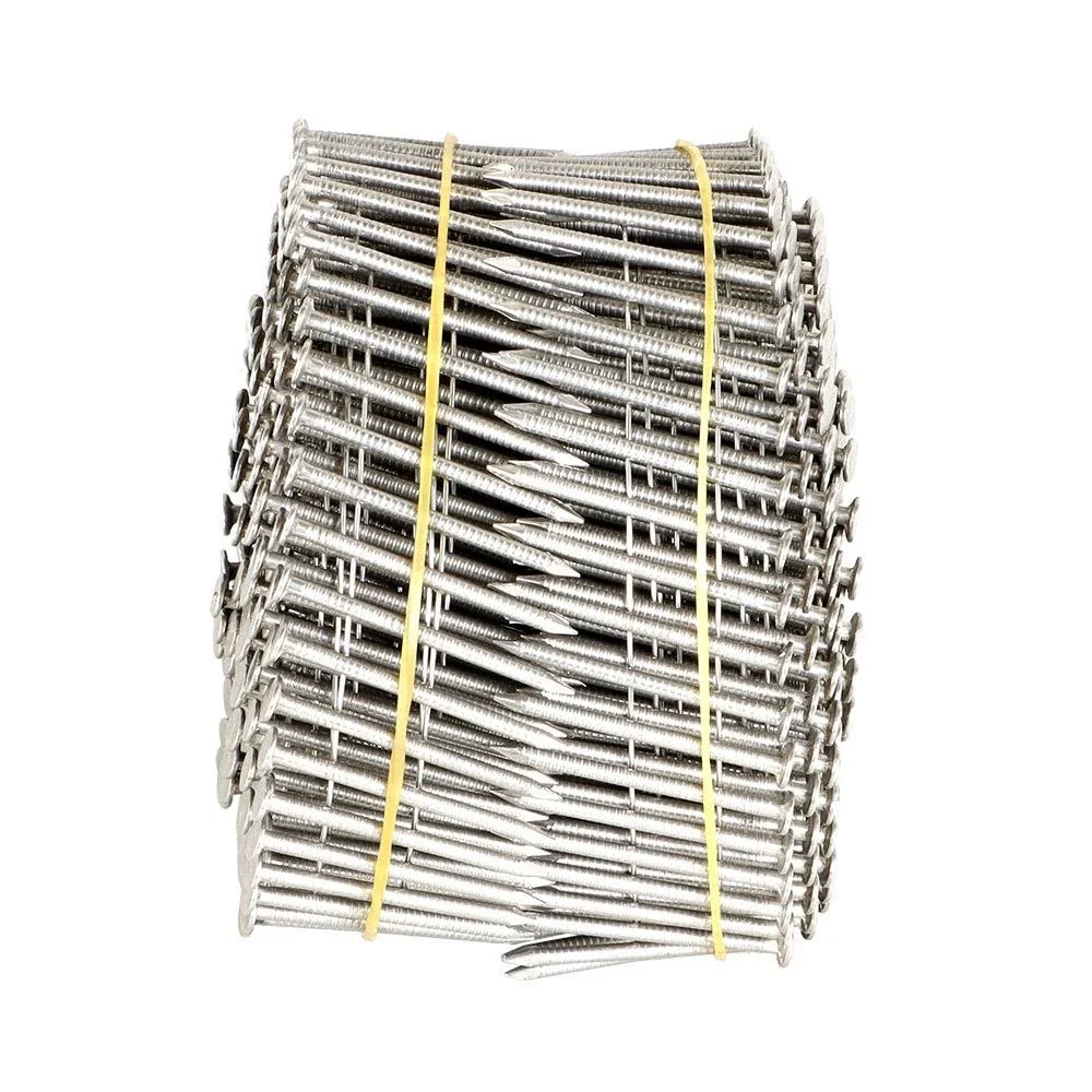 Stainless Steel Ring Shank Siding Nails 15 Degree Coil - 3600Pcs