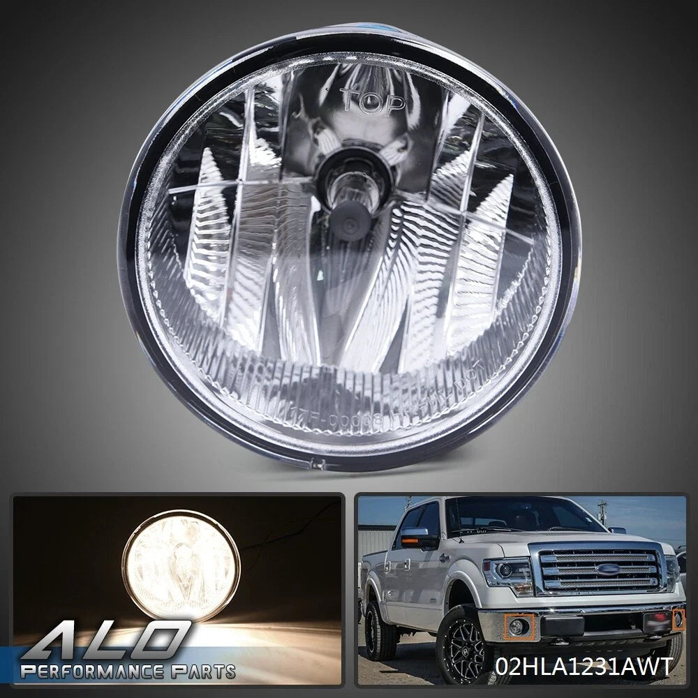 Fog Lights for Ford F-150 (2011–2014) Clear Lens with Bulb