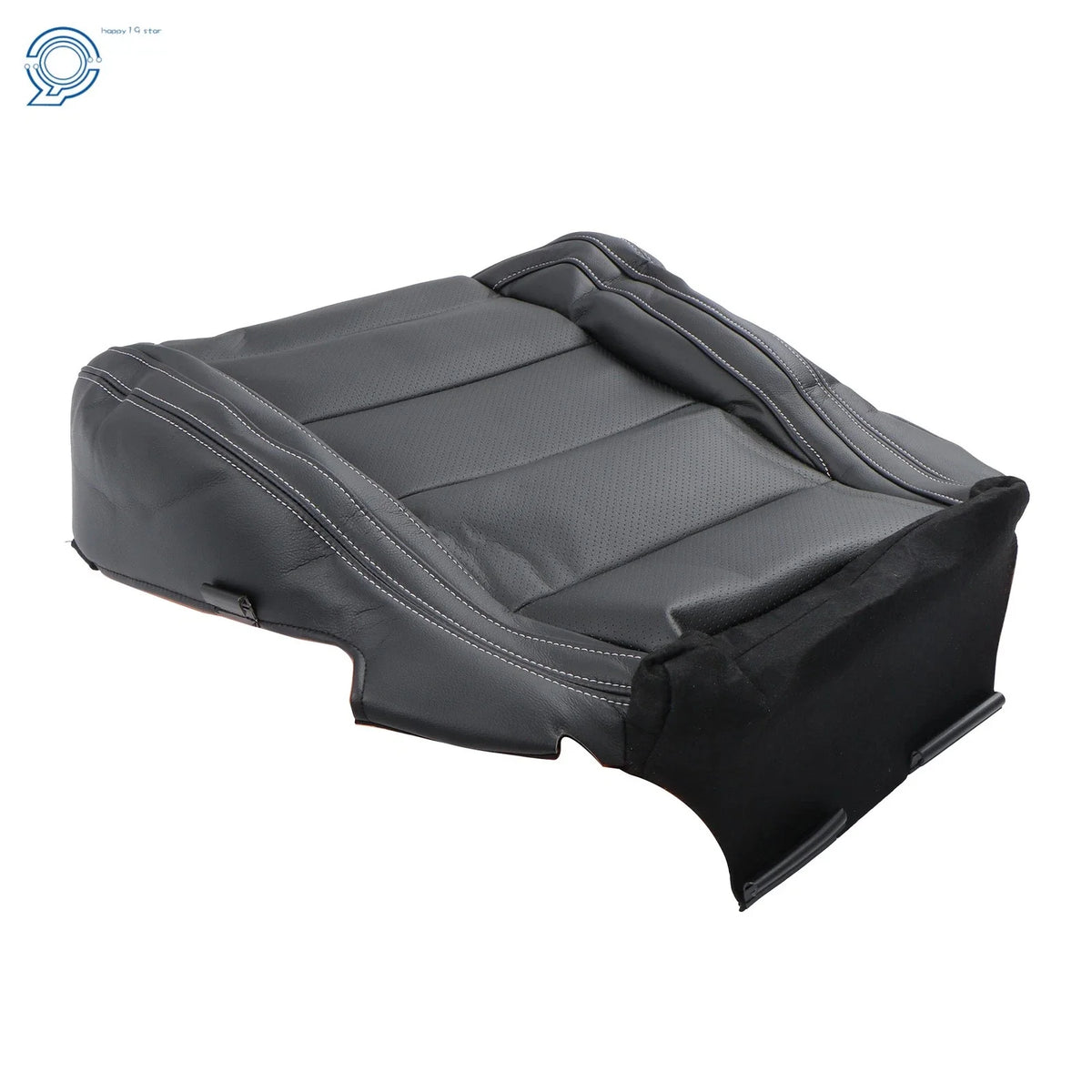 Front Passenger Bottom Seat Cover for Ford Mustang (2015–2023) Perforated Black