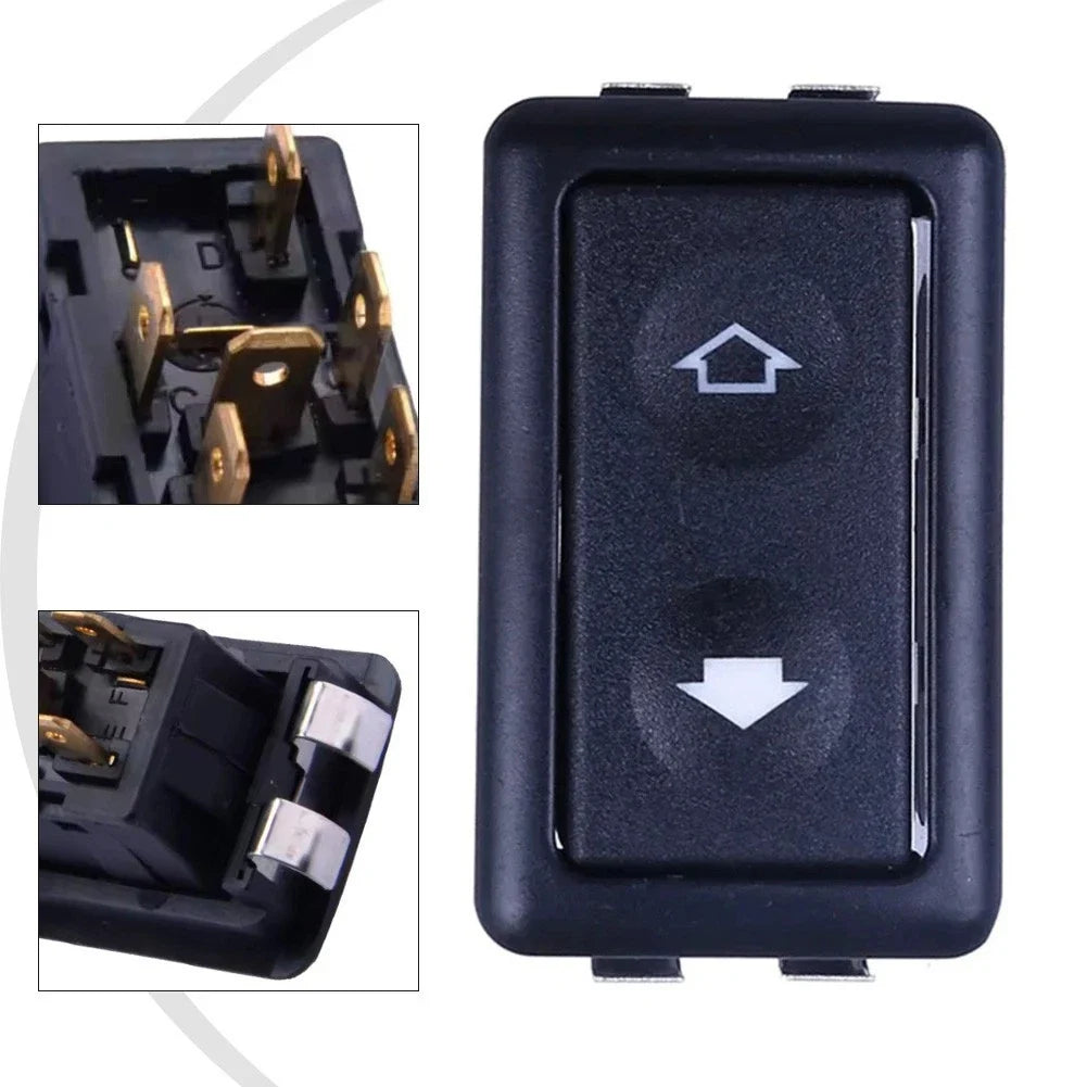 6pin Electric Window Switch Button Cover for Car (12V-24V)