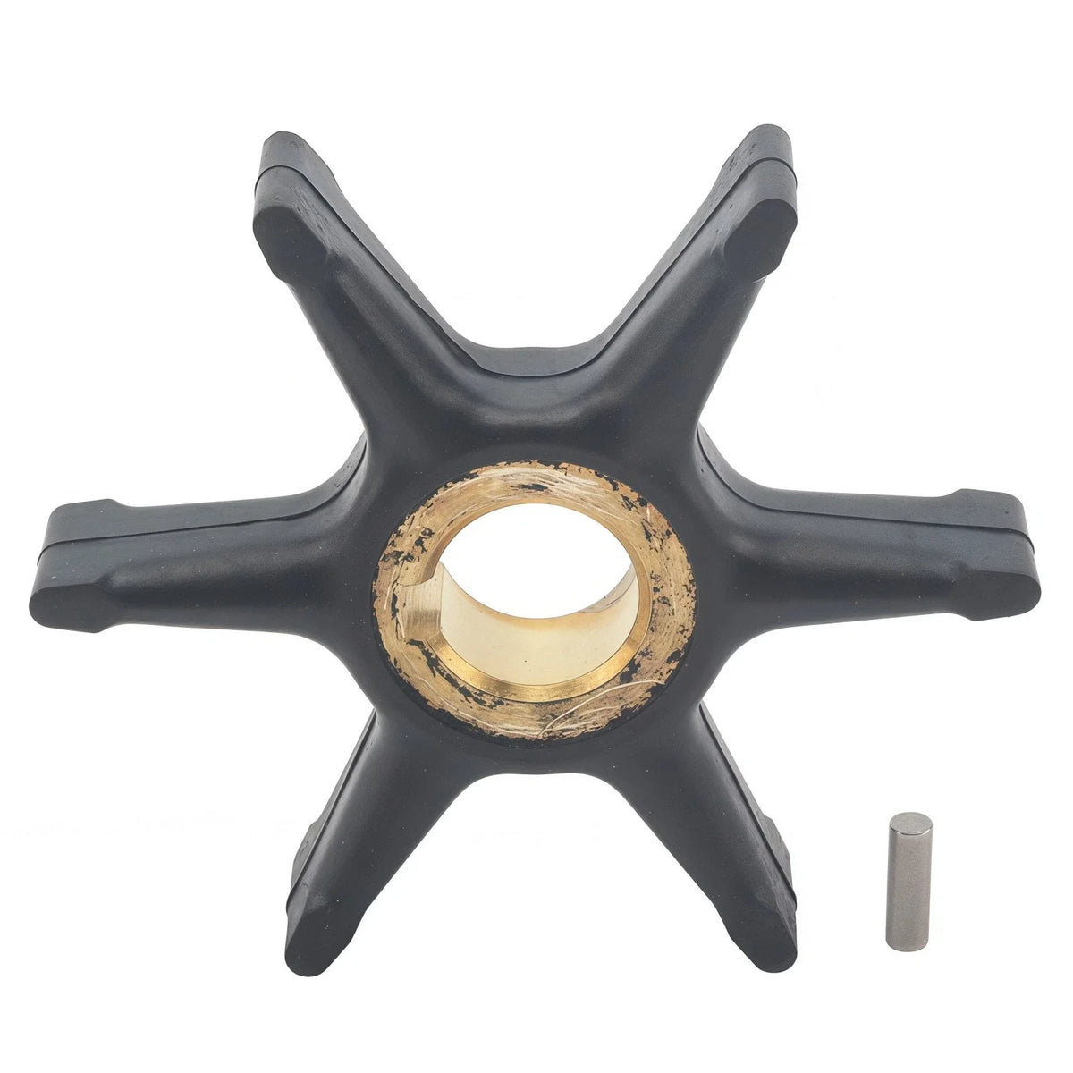 Water Pump Impeller & Pin for Evinrude Johnson Outboard 9.5-10 HP (0775519)