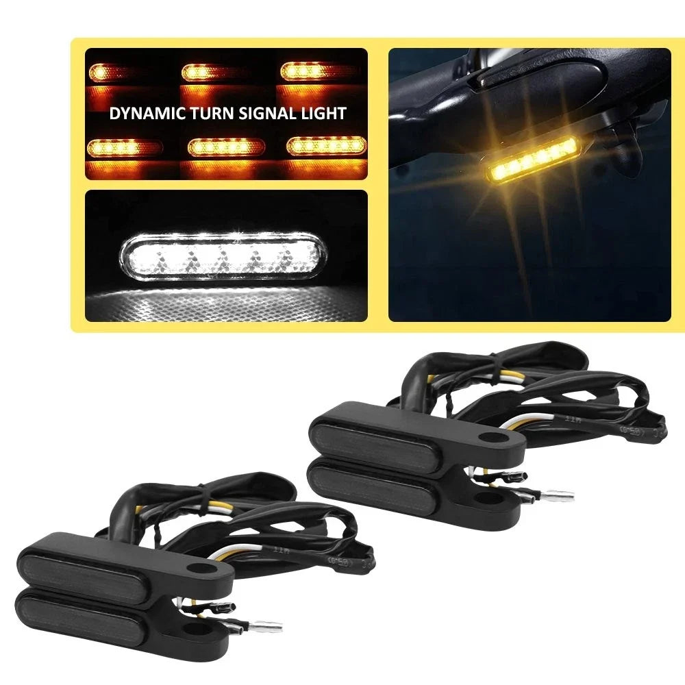 4X Harley Davidson LED Turn Signal Handlebar Lights