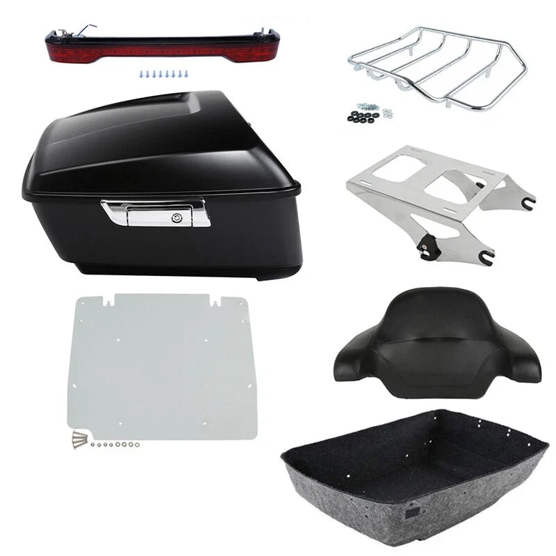 Light Mount Plate for Matte King Trunk Backrest Harley Road Glide 2014-2026