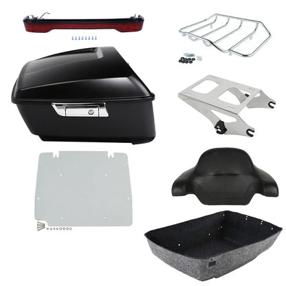 Light Mount Plate for Matte King Trunk Backrest Harley Road Glide 2014-2026