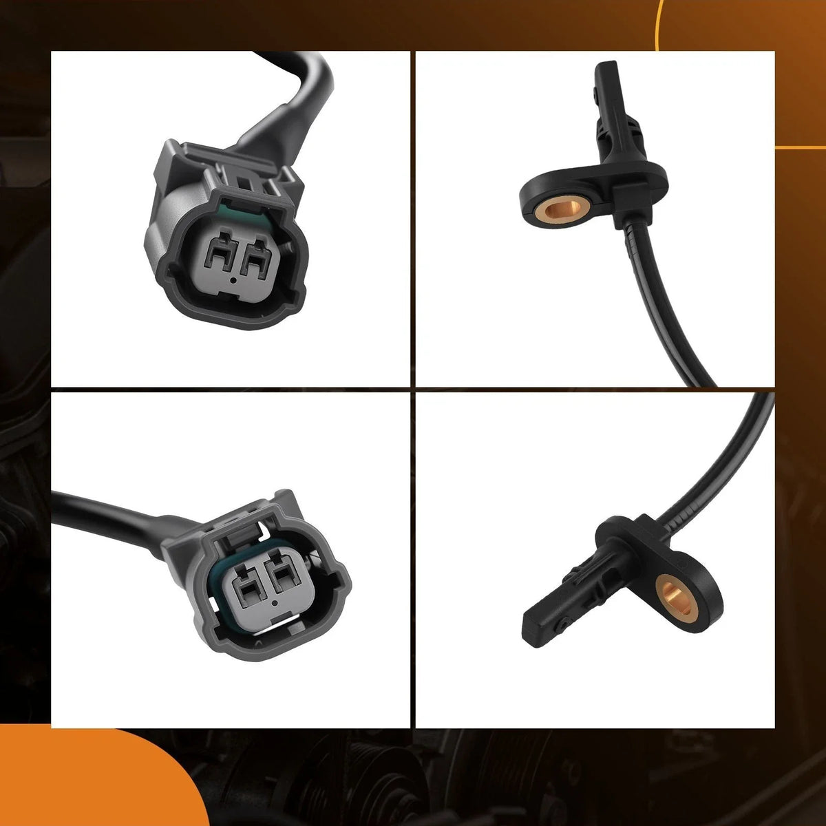 Pair of ABS Wheel Speed Sensors for 2007-2010 Honda Odyssey