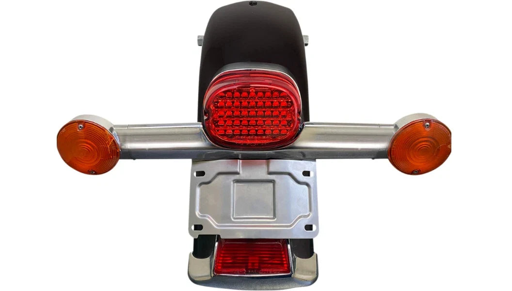 License Plate Relocation Mount Kit for Harley Softail Touring (1986–2008)