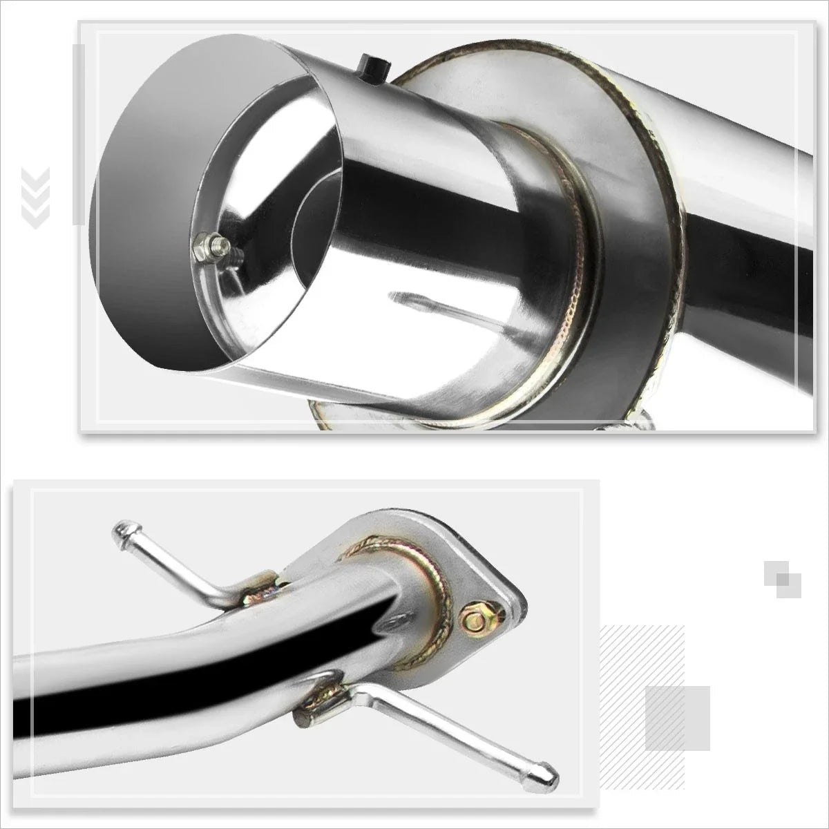 4" Performance Muffler Catback Exhaust for Altezza IS300 XE10 2001-2005