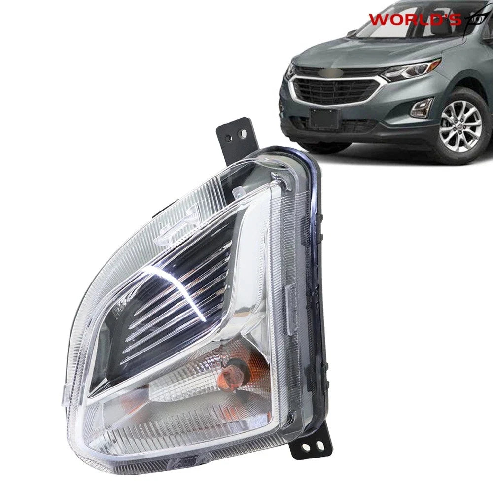 Front Bumper Fog Light for Chevy Equinox (2018–2020) Halogen Left Driver Side