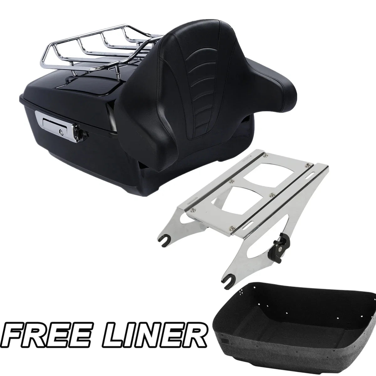 Trunk Rack Backrest Mount for Harley Touring 2014–2025