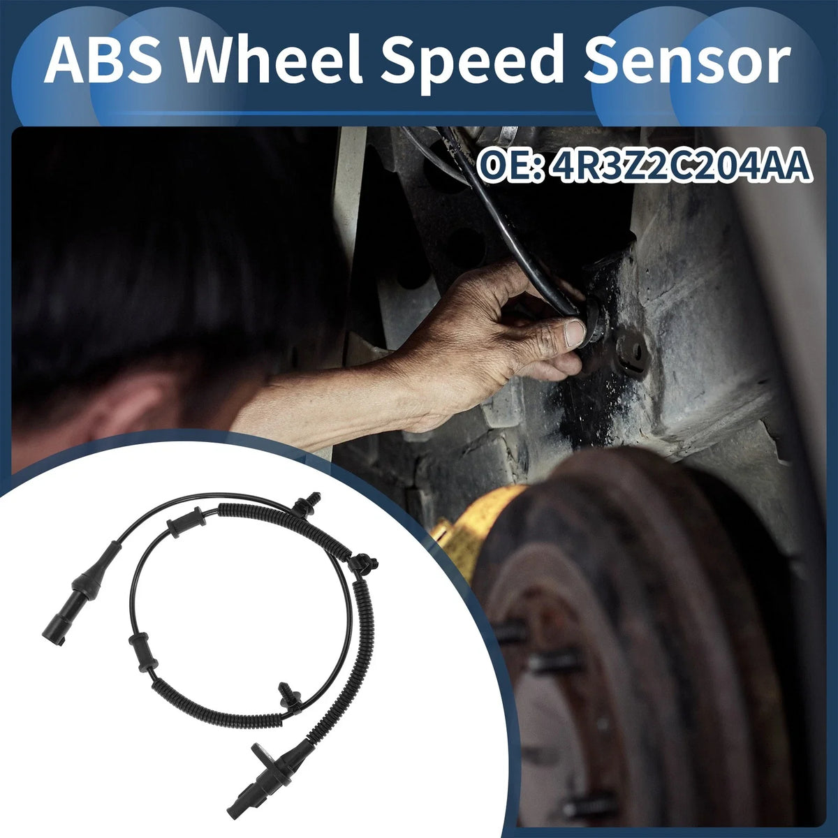 ABS Wheel Speed Sensor No. 4R3Z2C204AA for Ford Mustang (2005–2014)