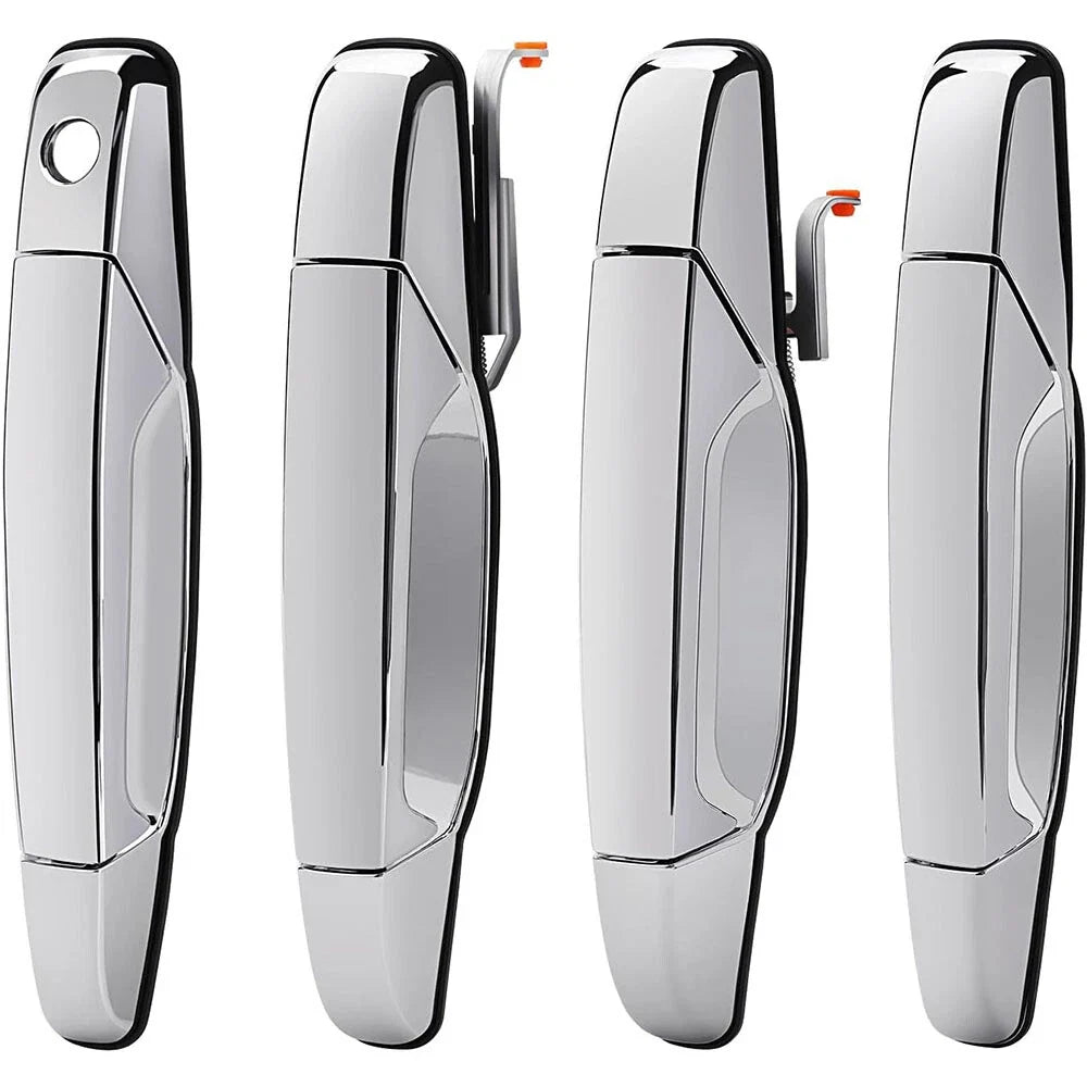 2007-2014 Chevy Silverado GMC Sierra Chrome Door Handle Set