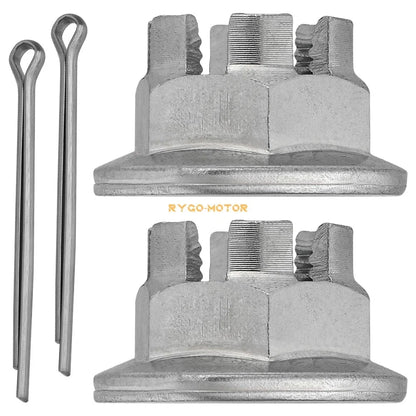 Set of 2 Castle Nuts for Honda Axles - 90305-369-000, 90305-HM5-A80