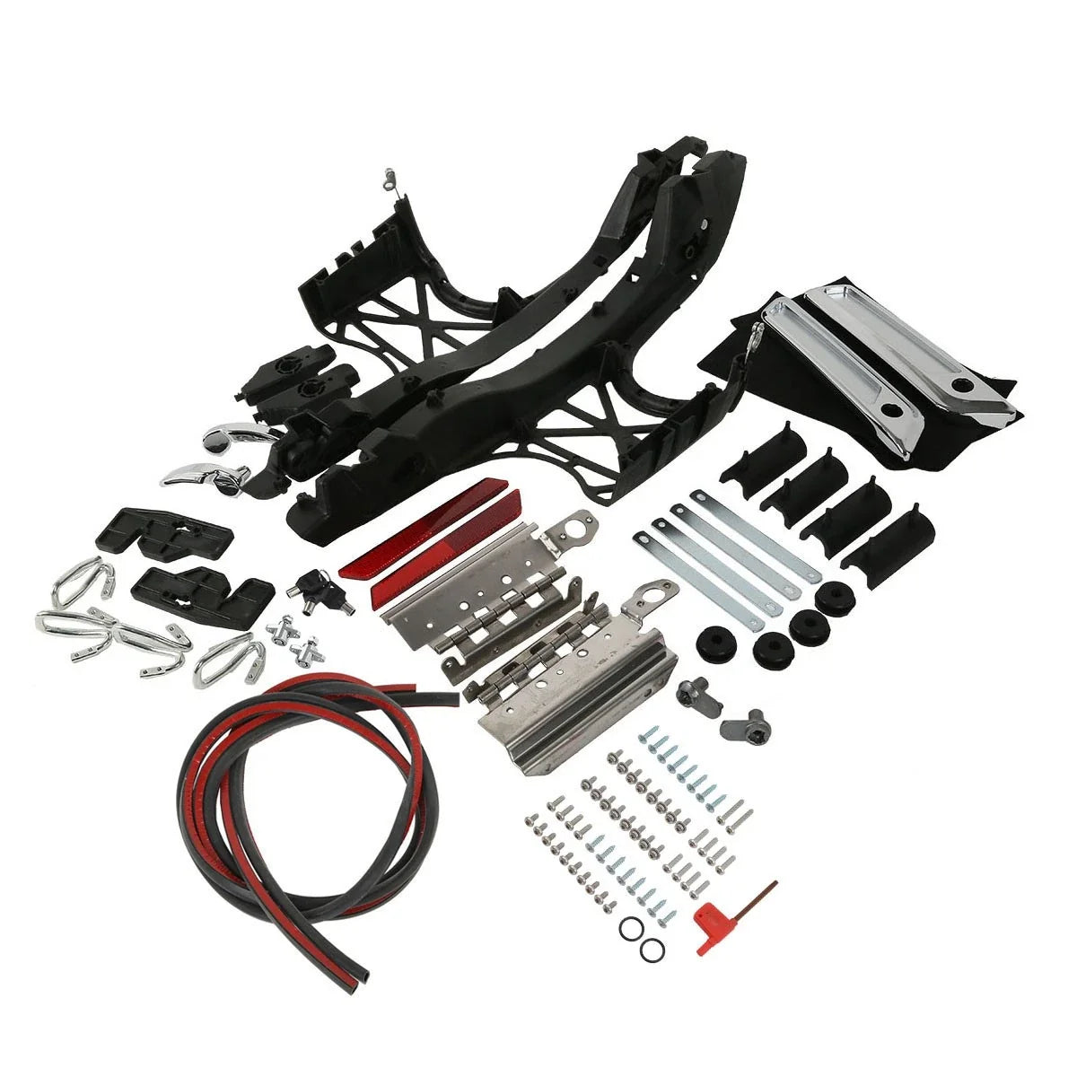 One Touch Opening Saddlebags Latch System for Harley Touring (2014–2024)