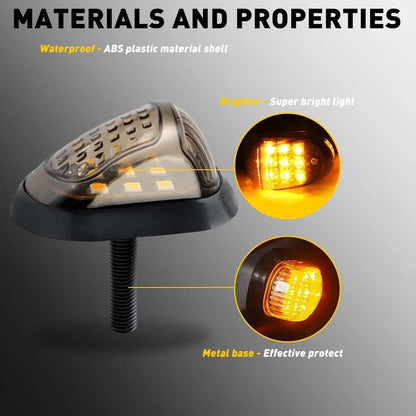 Motorcycle Amber Turn Signal Lights 2X for DRZ400S (2000–2023)