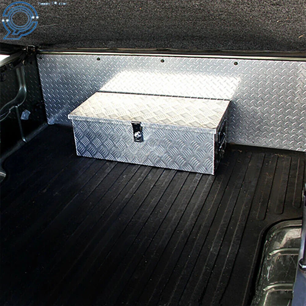 30 Inch Silver Aluminum Tool Box for Flatbed Pickup