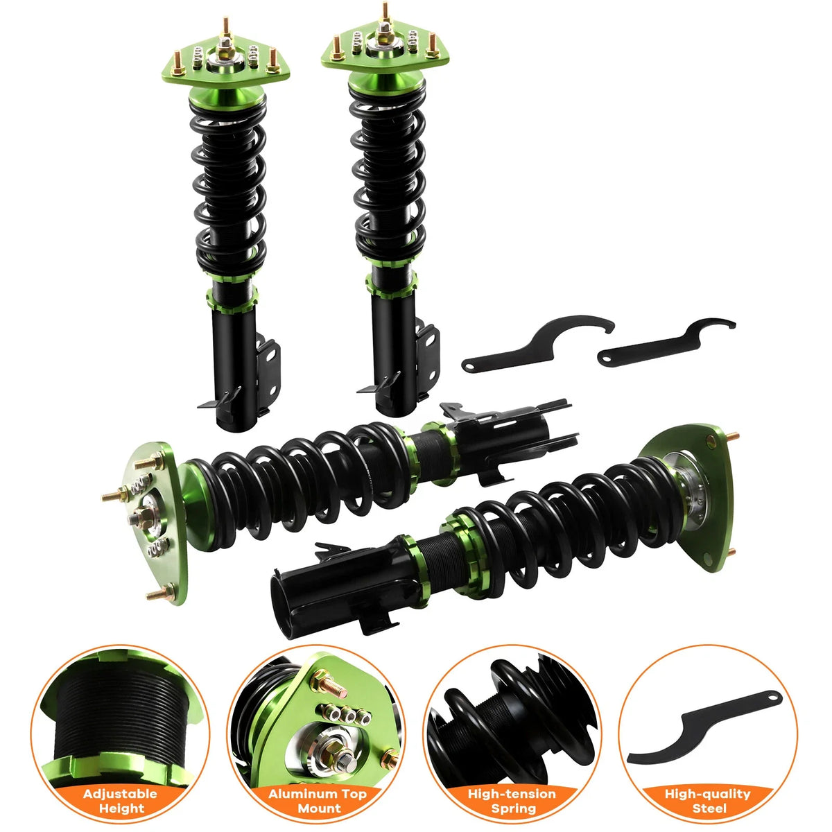 Coilovers for Subaru Impreza WRX (2002–2007) Adjustable Height