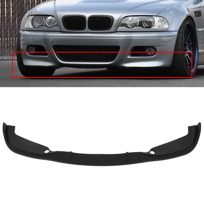 Front Lip Spoiler - Matte Black for BMW E46 M3 (2001-2006)