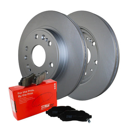 Front Brake Rotors 330mm & TRW Metallic Pads for Silverado/Sierra 1500 07-13