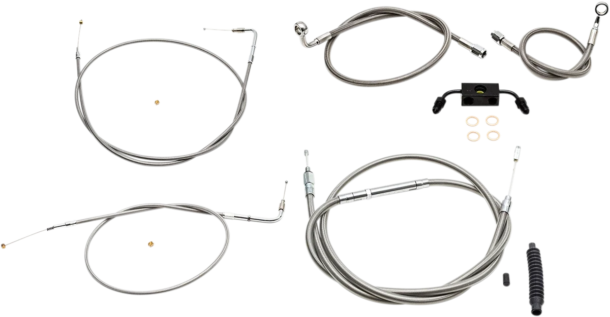 Handlebar Cable/Brake Line Kit for LA Choppers (2015–2017)