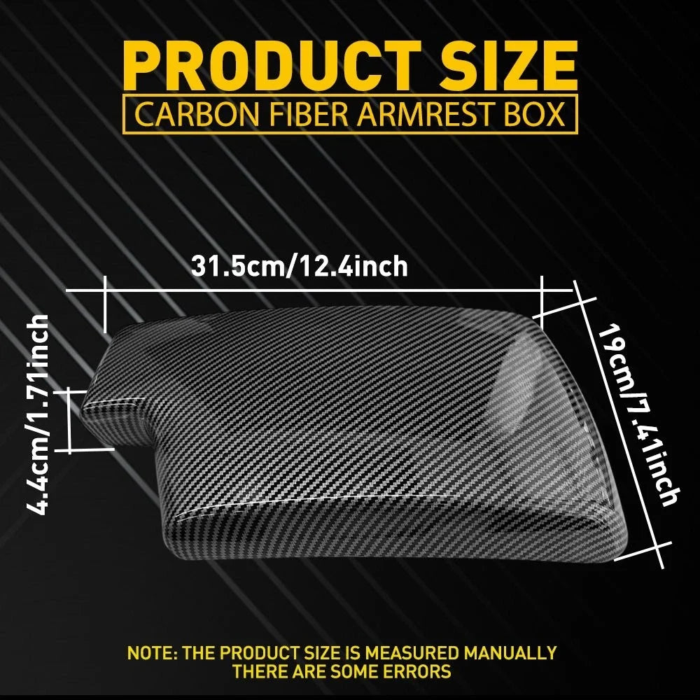 Carbon Fiber Armrest Cover for BMW E90 E91 (2006-2012)