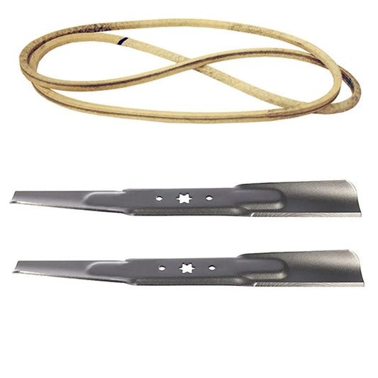 Mower Deck Belt and Blade Set for Craftsman (Replaces 490-110-C108)