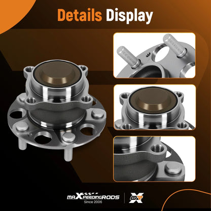 5 Bolt Rear Wheel Hub & Bearing Pack for TLX Accord (2013-2020)