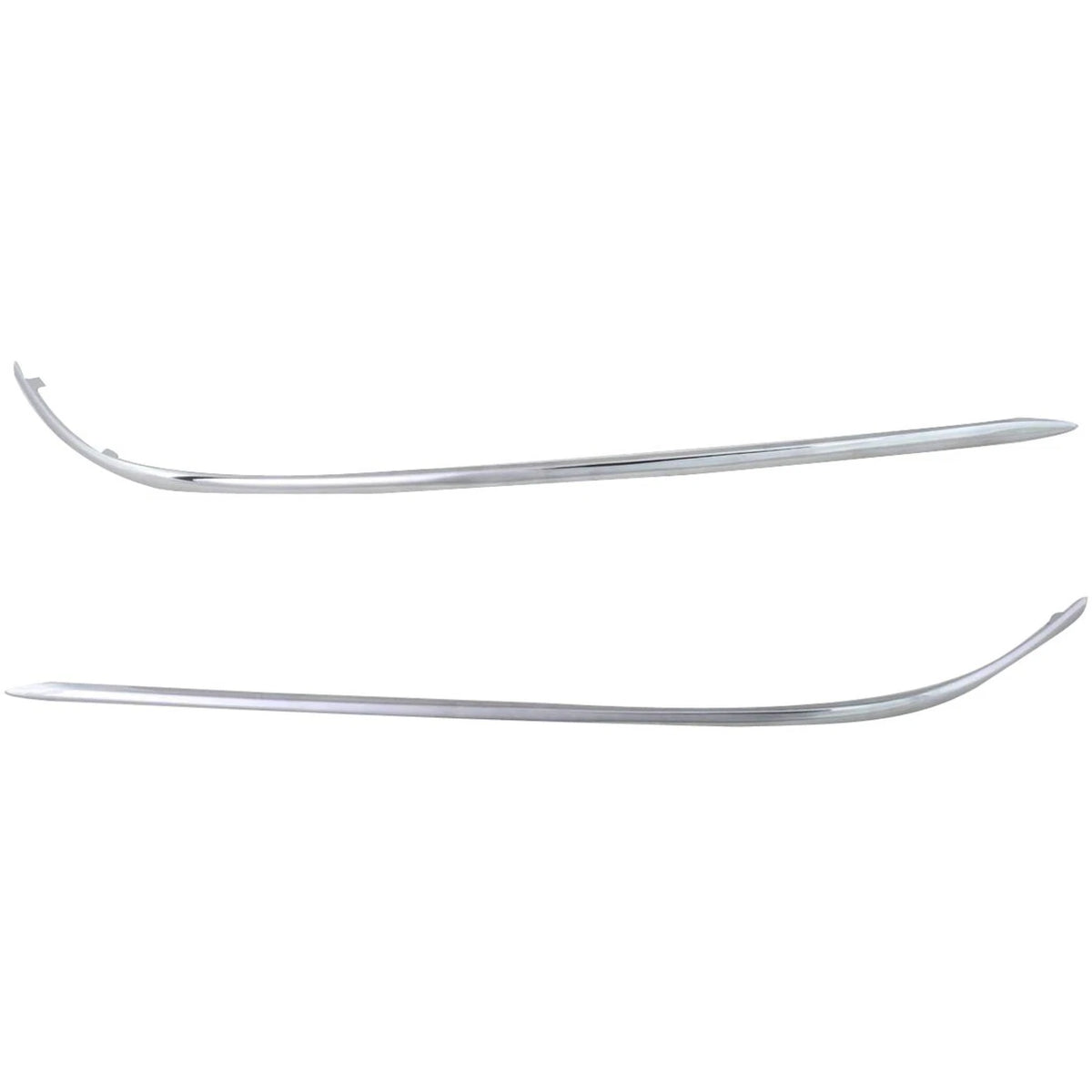 Bumper Trim Set for Mercedes Benz C32 AMG (2002–2004) LH & RH Outer Chrome