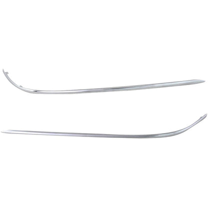 Bumper Trim Set for Mercedes Benz C32 AMG (2002–2004) LH & RH Outer Chrome