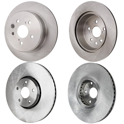 Front & Rear Brake Disc Rotors for Lexus IS300 IS350 IS200t (2016)