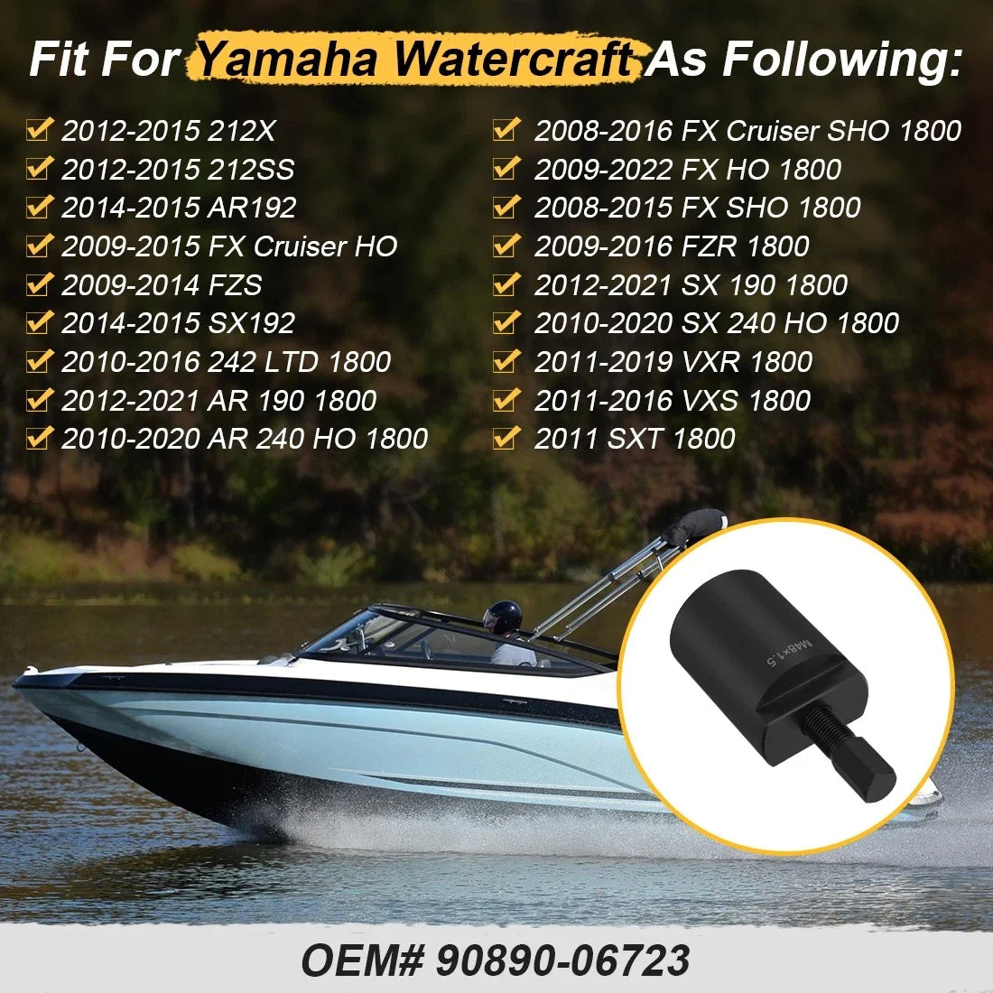48MM Flywheel Puller 90890-06723 for Yamaha Watercraft