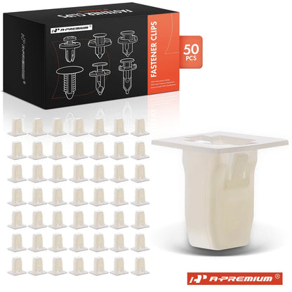 50Pcs Nylon Bumper Cover Grommet Retainer Clips for Honda