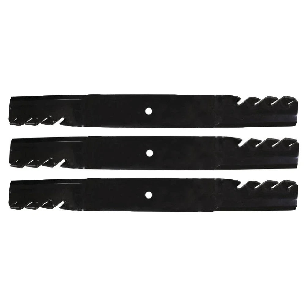 3X Toothed Blades for Toro Guardian Recycler Mower Deck (62")