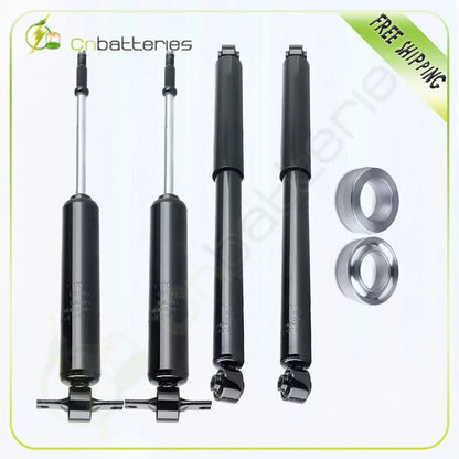 Complete Struts Shocks & 2" Front Leveling Kit for Dodge Ram 1500 2500 3500