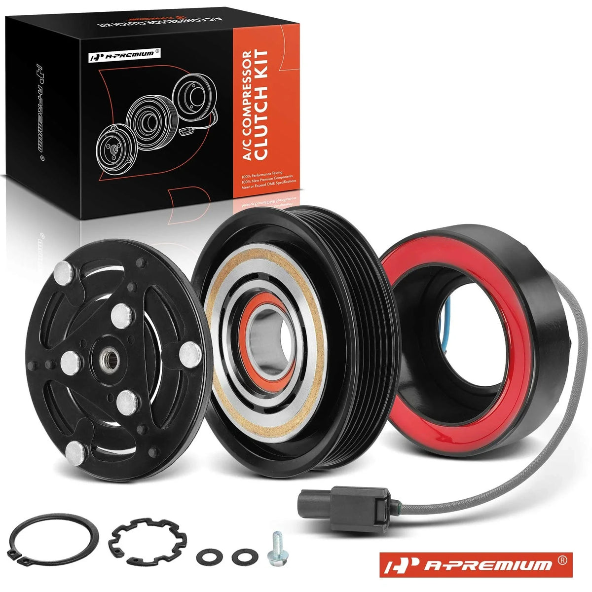 A/C Compressor Clutch Kit for Honda Fit (2015–2020) 6-Groove