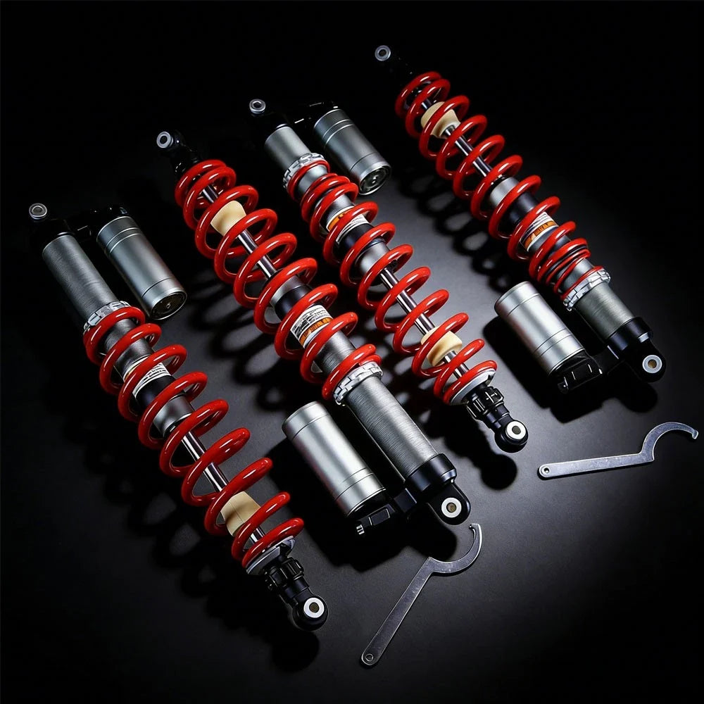 Set of 4 Air Shock Absorbers 505mm & 550mm for Polaris RZR S 800 (2009–2014)