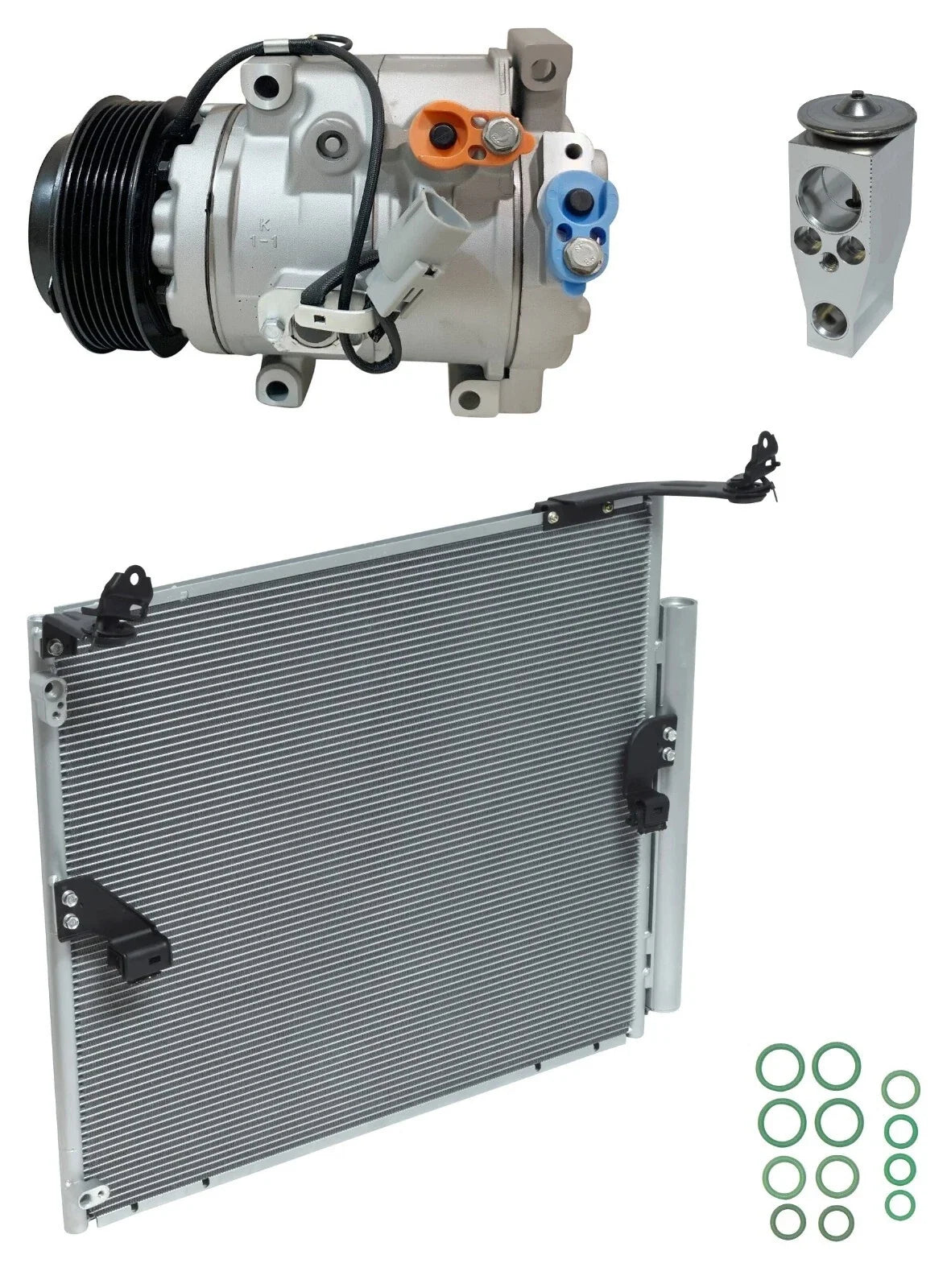 AC Compressor Kit With Condenser for Lexus GX460 4.6L (2020–2023)